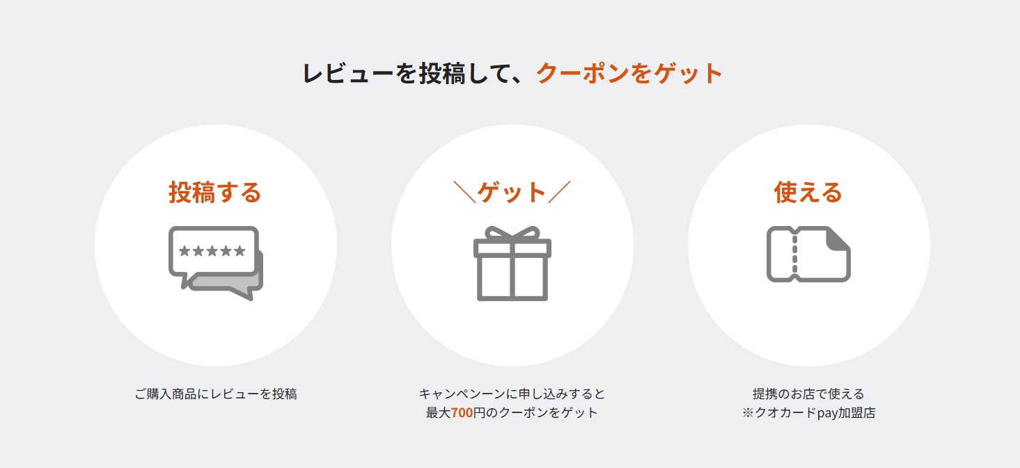 レビュー投稿プレゼントキャンペーン