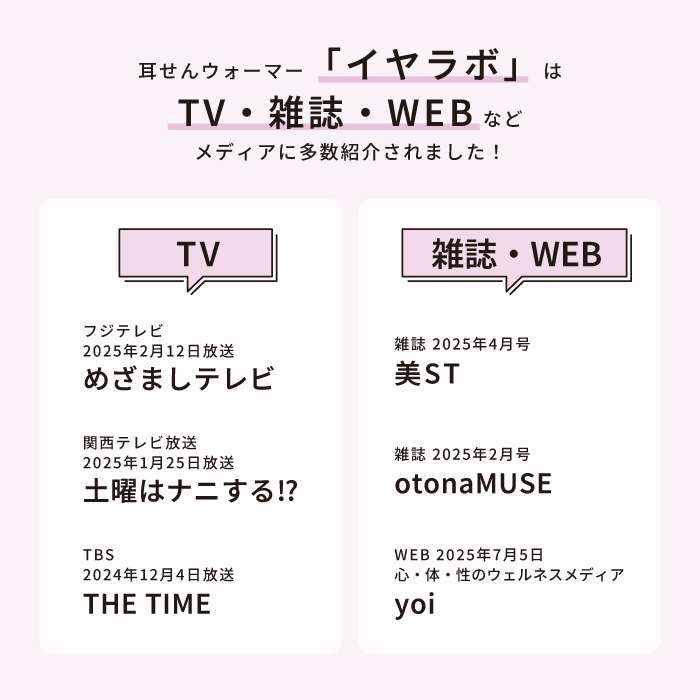 イヤラボ mini (耳栓ウォーマー)