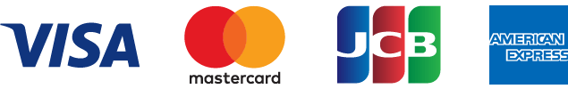 JCB,VISA,mastercard,AMERICAN EXPRESS