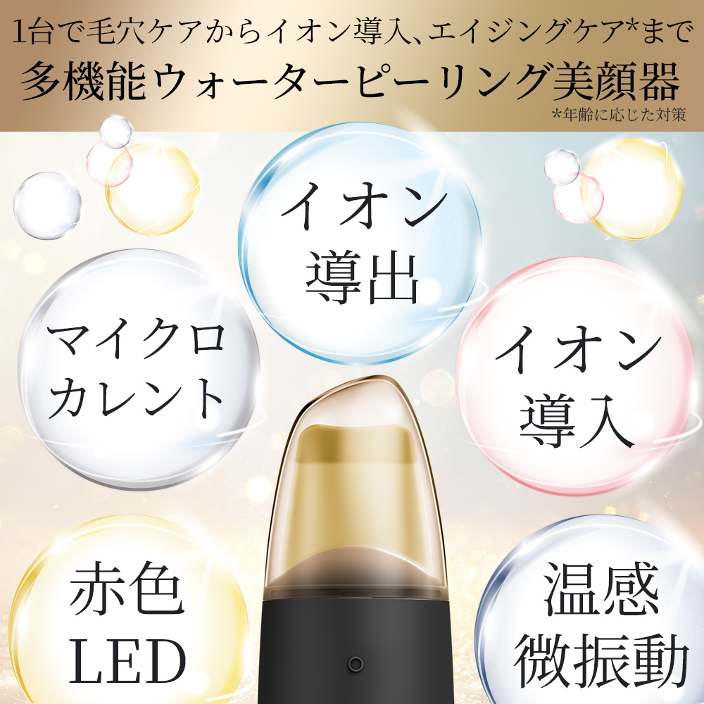 ゲスケ マイクロカレント スキンスクライバー ＆ ブラックヘッドリムーバー(ピーリング美顔器)