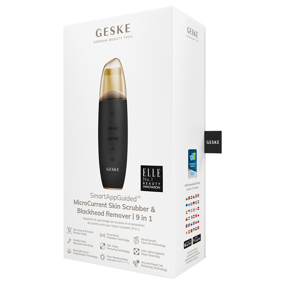 ゲスケ マイクロカレント スキンスクライバー ＆ ブラックヘッドリムーバー(ピーリング美顔器)