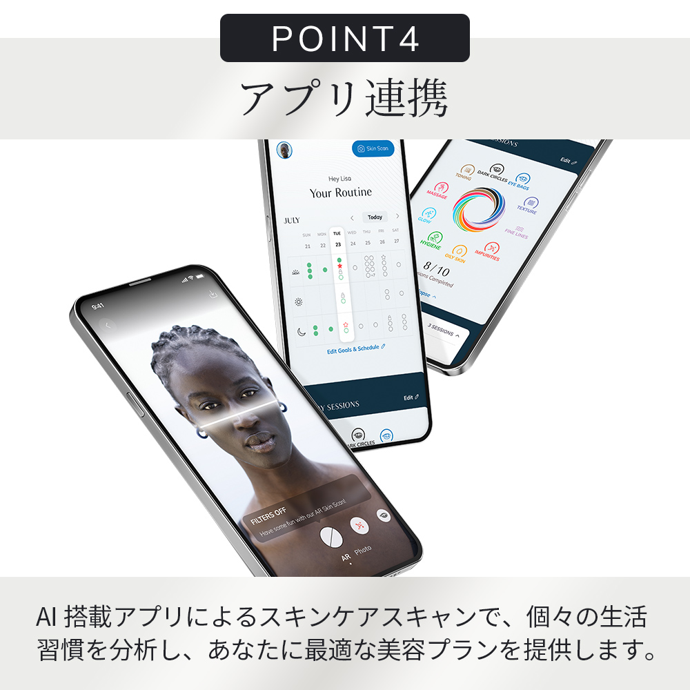 ゲスケ ソニック フェイシャルブラシ（電動洗顔ブラシ)