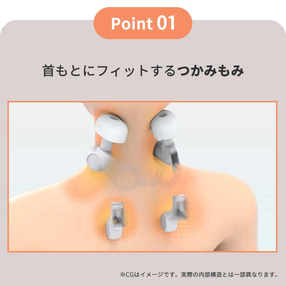 【限定アダプタセット】3Dネックマッサージャープレミアム SMART MN-10